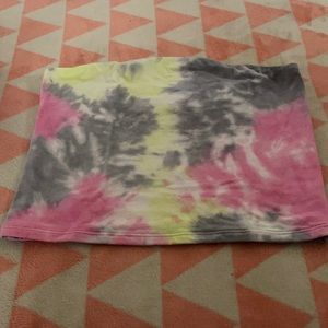 Tie dye tube top